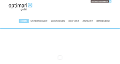 Desktop Screenshot of optimarl.de