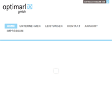 Tablet Screenshot of optimarl.de